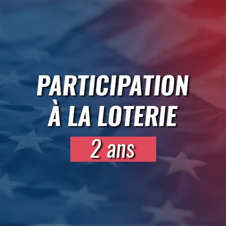 Participation à la loterie Green Card 2 ans